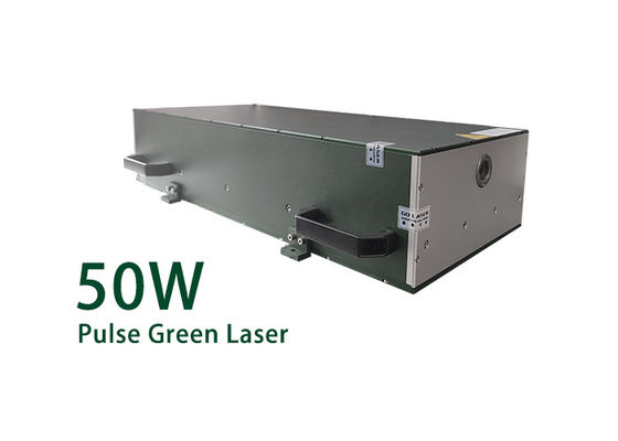 Laser sợi nano giây xanh 50W Nguồn laser xung duy nhất để cắt đánh dấu vi mô